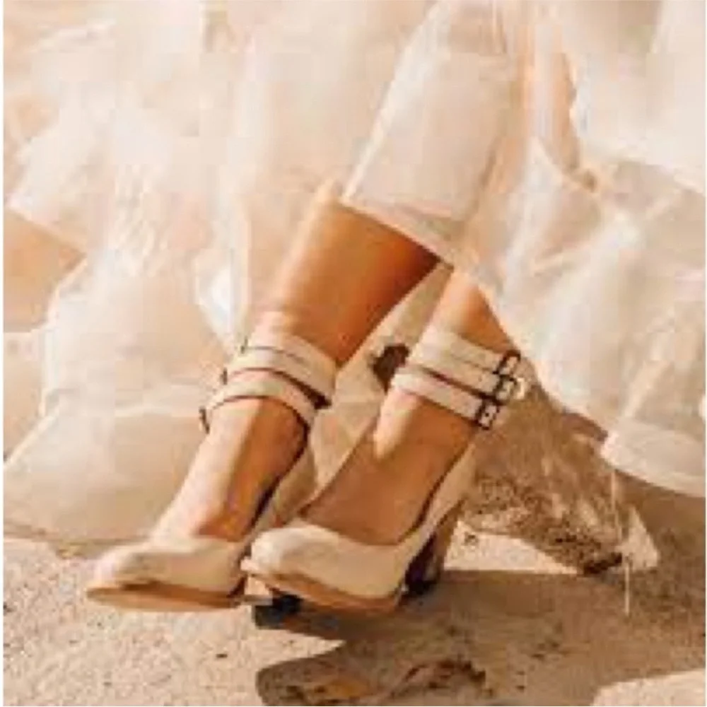 NEW FREEBIRD Randy Ice Ankle Strap Shoes Heels in size 11 - Picture 2 of 11